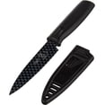 thumbnail image 2 of Mercer Culinary Non-Stick Paring Knife with ABS Sheath, 4 Inch, Black, 1 Pack, 2 of 6