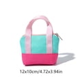 thumbnail image 3 of Linnome Small Canvas Gift Bag Mini Tote for Party Favor Wedding Birthday Reusable Drawstring Pouch Gift Decoration Multicolor#01, 3 of 5