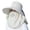 White, variant on Sun Hats for Women Foldable Wide Birm Boonie Hat Adjustable UV Protection Fishing Hiking Hat with Windproof Tether Women Summer Sun Hat Women Adjustable Summer Riding Large Hat