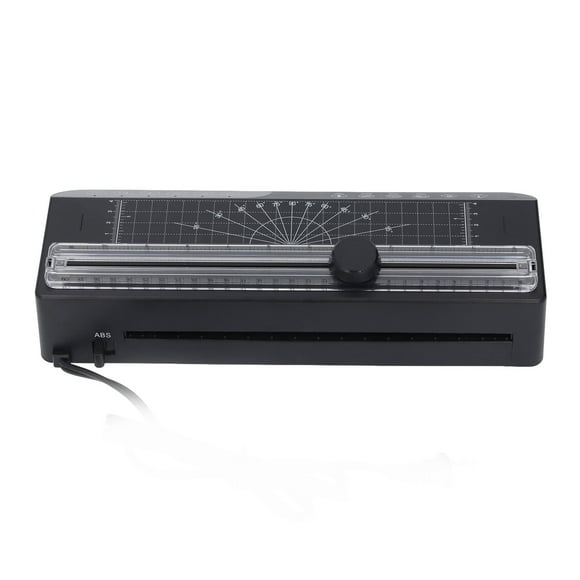 A4 to 3 Inches Laminator Machine, Multifunctional Hot and Cold Thermal Laminator for Photos Menus Documents, Portable Paper Card Lamination Machine for Home School Office