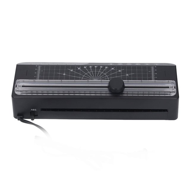 A4 to 3 Inches Laminator Machine, Multifunctional Hot and Cold Thermal Laminator for Photos Menus Documents, Portable Paper Card Lamination Machine for Home School Office