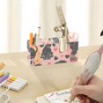 thumbnail image 7 of Dachshund Dogs and Heart Acrylic Pencil Pen Holder Cup 4 Compartments Desktop Organiser 7.87"x2.78"x3.54", 7 of 7