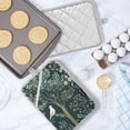 thumbnail image 5 of Yayeee Pot Holders Kitchen Heat Resistant with Pockets 7"x9.8" Cotton Oven Cooking Hot Pads, Floral Forest Scene, 5 of 7