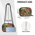 thumbnail image 4 of FORMRS Mini Crossbody Bag for Women Adjustable Shoulder Rope Travel Casual Phone Purse, Floral Mushroom, 4 of 7