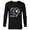 Black, variant on Disney and Pixar’s Wall-E and EVE Star Crossed Heart - Long Sleeve T-Shirt for Men - Customized-Athletic Heather