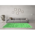 thumbnail image 3 of Ahgly Company Indoor Round Abstract Emerald Green Contemporary Area Rugs, 6' Round, 3 of 4