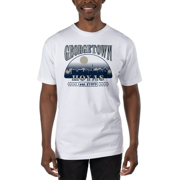Men's Uscape Apparel White Georgetown Hoyas T-Shirt