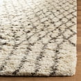 thumbnail image 3 of SAFAVIEH Casablanca Amber Abstract Shag Area Rug, Ivory/Grey, 5' x 8', 3 of 8