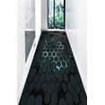 thumbnail image 3 of 3d Effect Black Geometric Shapes Rugs, Modern Rug, Geometric Shapes Rugs, Salon Rug, Modern Rug Pattern Rugs, Salon Decor Rugs, Black Rugs, 3.3'x9.2' - 100x280 cm, 3 of 8