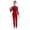 Burgundy, variant on Kids Girls Glitter Sequins Dance Gymnastics Leotard Full Body Jumpsuit One Piece Skating Bodysuit White 10