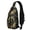 Black-157, variant on Watercolor Sunflower and Butterfly Sling Backpack – Durable Stitching, Anti-theft Pocket – Boho Yellow and Wildflower Design