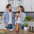 thumbnail image 3 of Mixpresso Stainless Steel French Press Coffee Maker 26 Oz 770 Ml Double Wall Metal Insulation Coffee Press & Tea Brewer Easy Clean & Easy Press, Strong Quality Coffee Press, Copper Small French Press, 3 of 7
