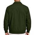 thumbnail image 7 of TOMVIGX Mens Bomber Jacket Lightweight Windproof Flight Jacket Spring Autumn Casual Zip Up Solid Color Lapel Collar Vintage Pilot Outerwear Coat Army Green L, 7 of 7