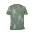 thumbnail image 5 of OUSIMEN Men's short-sleeved printed T-shirt, 5 of 7
