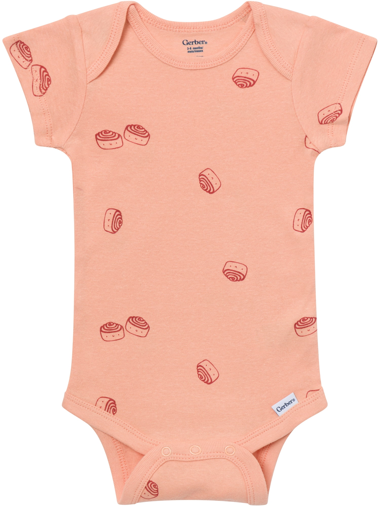 Gerber Baby Neutral Short Sleeve Onesies, 8-Pack, Sizes 0/3 Newborn - 12 Months