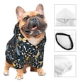 thumbnail image 5 of Yiaed Flowers Butterfly Print Dog Hoodie Security Pet Dog Costume Pets Dog Hoodie Sweatshirt with Pocket for Small Dogs-Small, 5 of 5