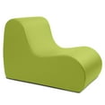 thumbnail image 2 of Jaxx Midtown Large Classroom Soft Foam Chair - Premium Vinyl Cover, Green, 2 of 6