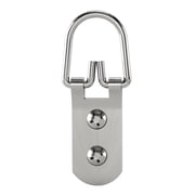 Ook D-Ring Picture Hanger, Frame Hanger, Large, Steel, Zinc Finish, Silver, 10 pack