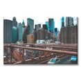 thumbnail image 1 of Cuadro Canva Listo Para Colgar Tipo Galería Puente De Brooklyn 50X75 cm, 1 of 4