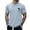 t shirts 16#Light Blue, variant on WAYUTE T Shirts for Man Short Sleeve Crew Neck Hawaii Graphic Tee Breathable Soft Blend Top for Beach Fashion Daily Wear Summer Outdoor T-Shirts