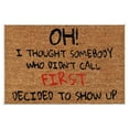thumbnail image 1 of Funny Welcome Doormat for Front Door - Non-Slip Indoor Outdoor Rug with Washable Design for Porch, Patio, and Entryway, 1 of 7