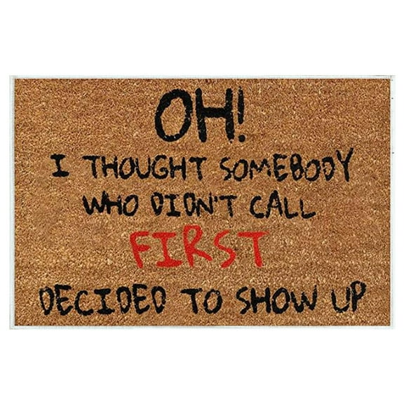 OYIGU Funny Doormat Indoor Outdoor Home Front Porch Rugs Bedroom Entrance Patio Decoration Supplies， for Bathroom Bedroom Floor