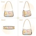 thumbnail image 7 of FORMRS Womens Shoulder Bag with Chain Strap Clutch Purse Cute Tote Handbag, Watercolor Seashell, 7 of 7