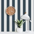thumbnail image 2 of SUSSEXHOME 177.59 Square Feet Non-Woven Removable Wallpaper - Waterproof, Strippable, Light Resistance & Cleanable Wall Paper Roll - Wallpaper-Luna Collection-Striped, 2 of 5