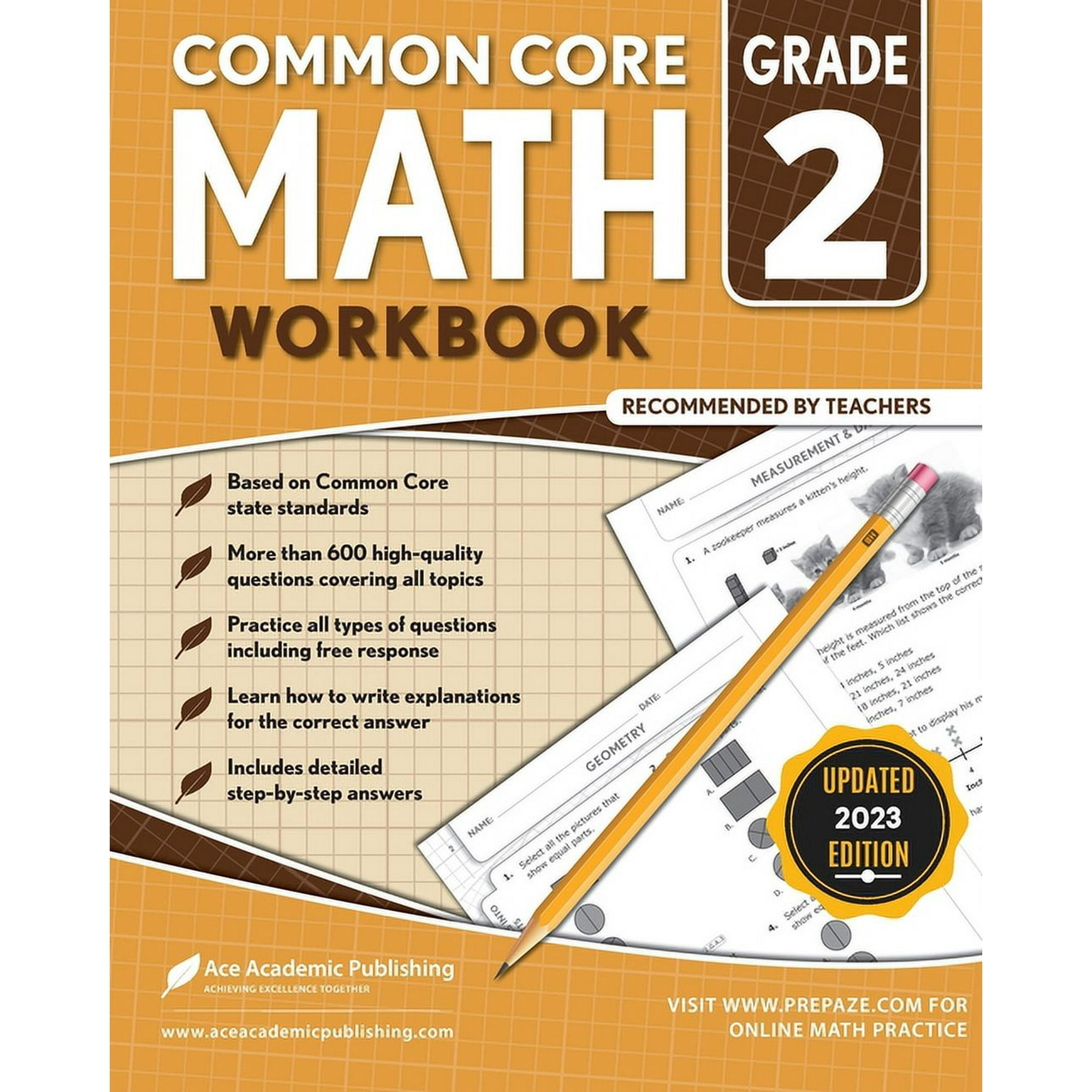 Common Core Math Workbook: Grade 2, (Paperback)