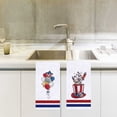 thumbnail image 4 of asddcavvf Independence Day Kitchen Towels Set Of 2 Colorful Star Flag Print Dish Towels Independence Day Decorations, 4 of 9