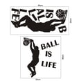 thumbnail image 5 of sdhkgrrt under $5 Basketball Wall Sticker, Basketball Wall Sticker, Sports Theme Vinyl Decal, Removable Mural for Room Decor, for Bedroom Game Room Office, Easy to Apply, 5 of 6