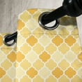 thumbnail image 3 of Ambesonne Quatrefoil Grommet Curtain, Trellis in Yellow, 50" x 108", Marigold Mustard White, 3 of 6