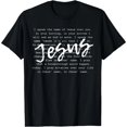 thumbnail image 1 of Camiseta de Oración Vintage de Fe Cristiana con el Nombre de Jesús Mujer Talla M Negra, 1 of 7