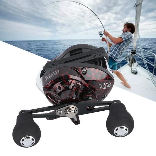 Herwey Fishing Wheel,PRO BEROS Baitcasting Reel 18+1BB 7.1:1 Gear Ratio High  Speed Fishing Wheel Right Hand,Fishing Reel 
