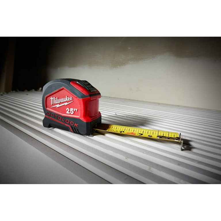 Milwaukee auto 2024 lock tape measure