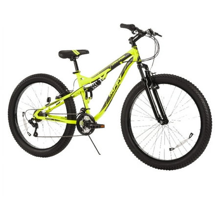 27.5" Huffy Men's 3.0 Carnage Mid-Fat Plus Tire Mountain Bike, Volt Yellow