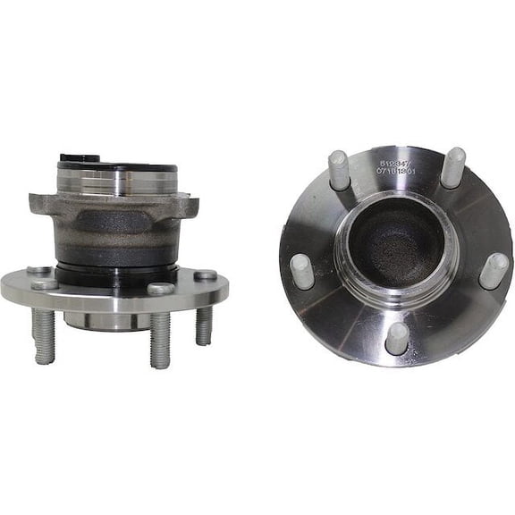 Rear Wheel Hub Assembly Set - Compatible with 2004 - 2013 Mazda 3 2005 2006 2007 2008 2009 2010 2011 2012