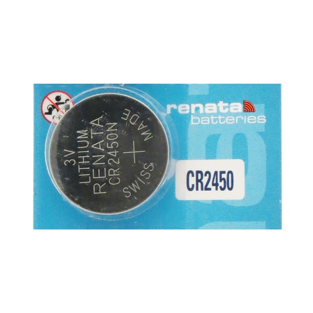 Pile bouton au lithium CR2450 Renata 3 V 