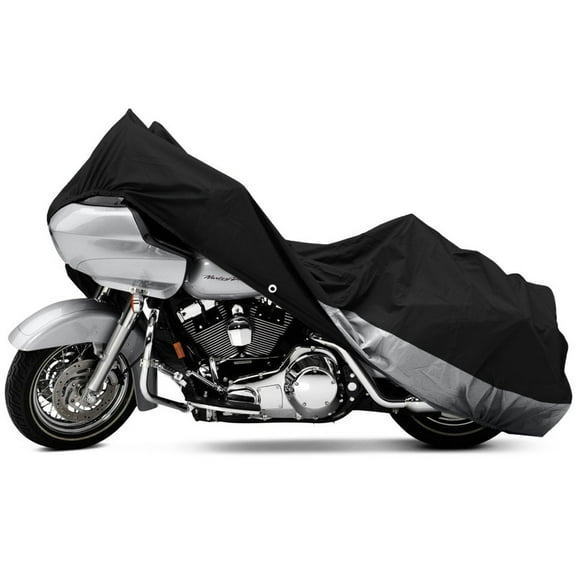NEH Motorcycle Bike Cover Travel Dust Storage Cover Compatible with Harley Davidson Softail Fat Boy