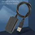 thumbnail image 1 of CNKOO Converter Cable Reliable Plug Play Stable USB 2.0 to SATA PATA IDE 2.5 3.5 Hard Disk Adapter Cable for Computers, 1 of 8