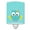 Multicolor, variant on Caroline's Treasures BB9114CNL Owl and Pink Stripes Ceramic Night Light, 6x4x3", multicolor
