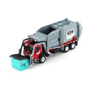 WONDERFUL 1:24 Material Transporter Static Car 625040 Transporter Cleaner Garbage Truck