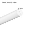 thumbnail image 2 of 3pcs Plastic Round Rod 5/8" Dia 20" Length White (POM) Polyoxymethylene Rods Engineering Plastic Round Bars(15mm), 2 of 5