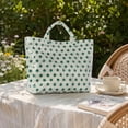 thumbnail image 4 of Shoulder Bags for Women, Women Polka Dot Slouchy Tote Bag, Large Capacity Lightweight Casual Shoulder Bag for Tra, 4 of 10