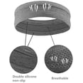 thumbnail image 5 of Diadema Deportiva para Mujer Brillar Qixiang Gris Electrónica, 5 of 5