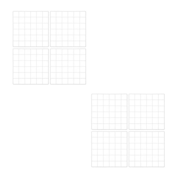 IDEANATEGRATE Raindrops 8 pcs Grid Panel for Retail Display Metal Wire Shelves Jewelry Organizer for Home and Store Decoration