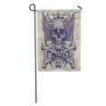 thumbnail image 1 of KDAGR Demon Heavy Metal Inspired Skull Eye Death Ink Rock Tattoo Garden Flag Decorative Flag House Banner 28x40 inch, 1 of 2