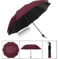 thumbnail image 2 of Golf Umbrella, 58 Inch Windproof Rain Umbrellas, Compact, Portable & Break Resistant for Travel, 3-fold Sun Shade UV Protection, 2 of 5