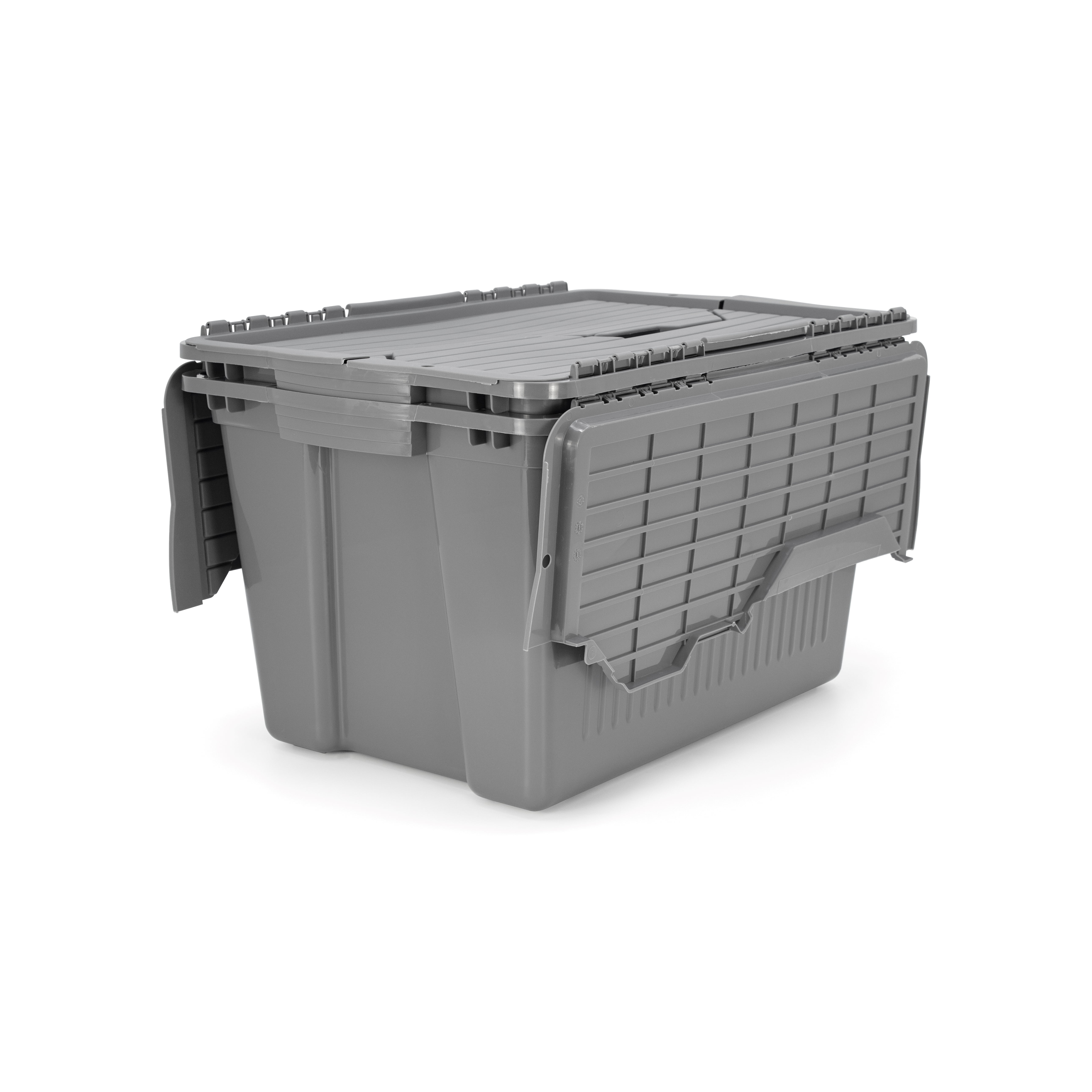 Tuff StoreTM 45L (11.9 gal.), Flip Top - Charcoal Grey