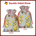 thumbnail image 2 of KLL Cartoon Owls for Christmas Gift Bag,Holiday Bags for Gifts Christmas Bags & Drawstring Gift Pouch Reusable Holiday Gift Bags & Party Favor Bags (1 PCS)-Small, 2 of 9